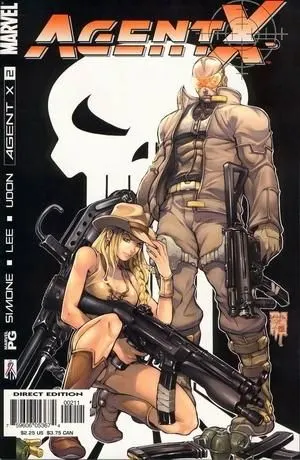 Agent X #2 comic book cover, 2002