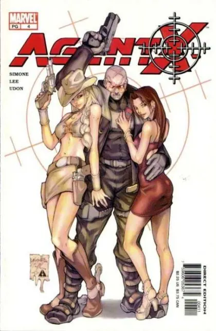 Agent X #4 comic book cover, 2002