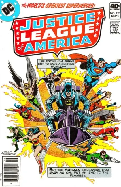 Justice League of America, Vol. 1 #170 Regular Edition comic book cover, 1979