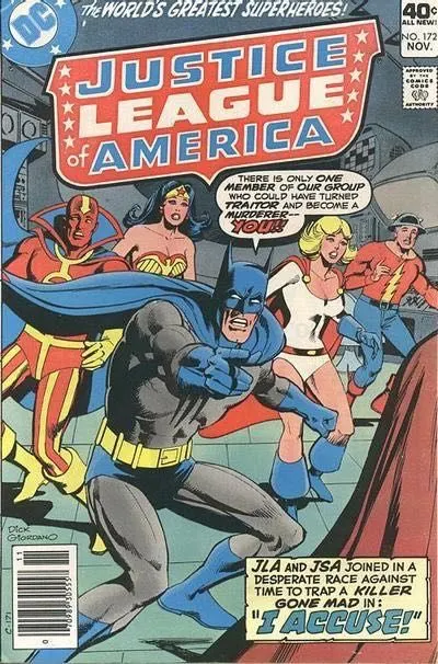 Justice League of America, Vol. 1 #172 Newsstand Edition comic book cover, 1979
