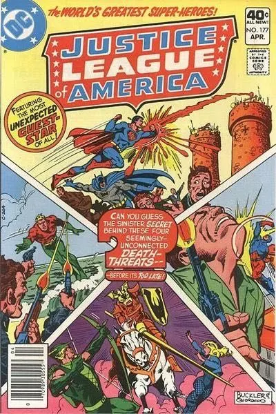 Justice League of America, Vol. 1 #177 comic book cover, 1980