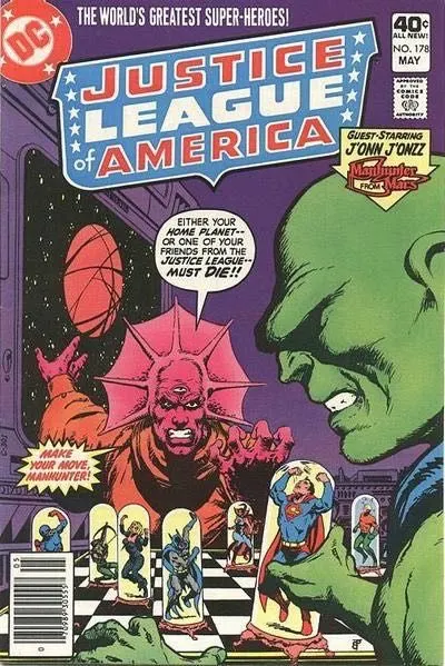 Justice League of America, Vol. 1 #178 comic book cover, 1980
