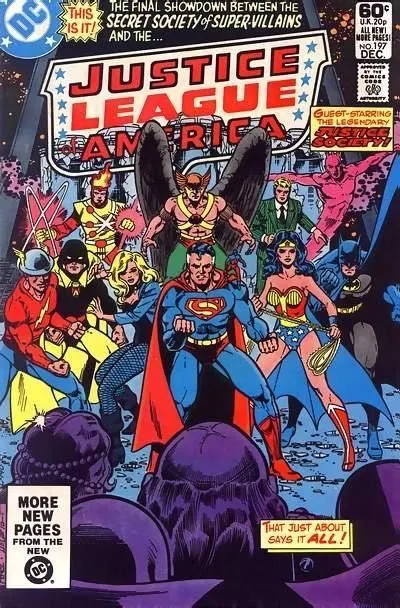 Justice League of America, Vol. 1 #197 Direct Edition comic book cover, 1981