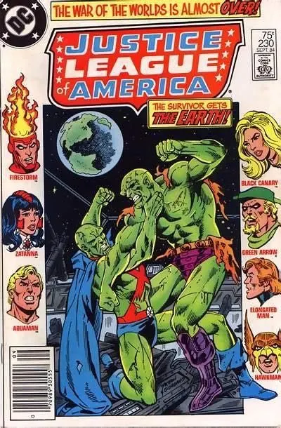 Justice League of America, Vol. 1 #230 Newsstand Edition comic book cover, 1984