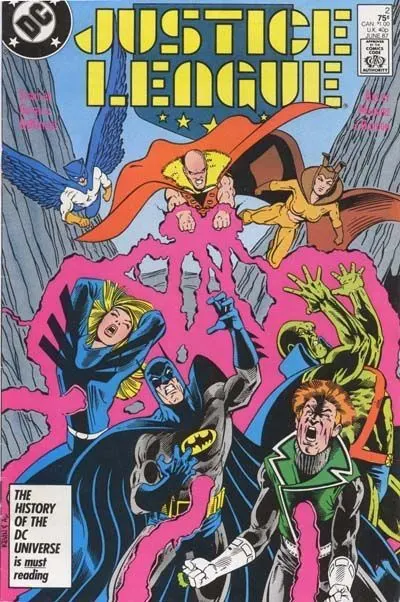 Justice League / International / America #2 Direct Edition comic book cover, 1987
