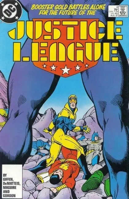 Justice League / International / America #4 Direct Edition comic book cover, 1987