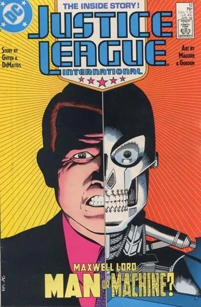 Justice League / International / America #12 Direct Edition comic book cover, 1988