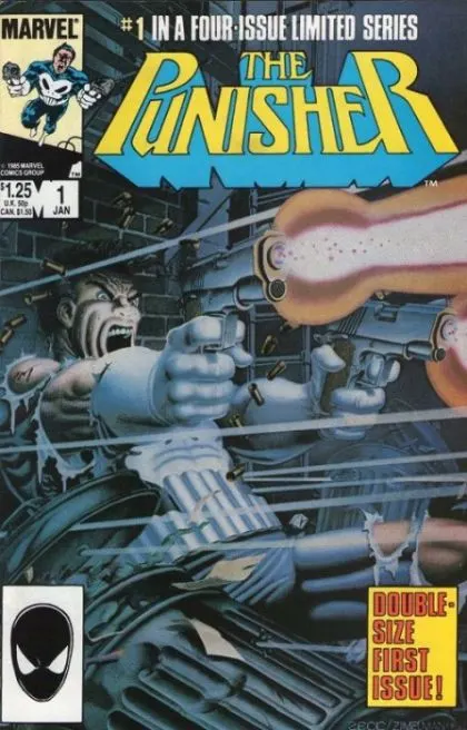 The Punisher, Vol. 1 #1 Direct Edition comic book cover, 1986