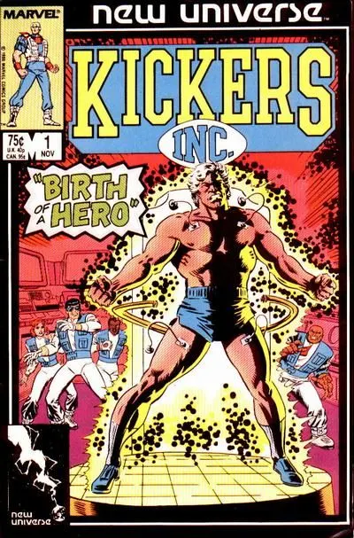 Kickers Inc. #1 Direct Edition comic book cover, 1986