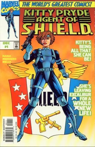 Kitty Pryde Agent of S.H.I.E.L.D. #1 comic book cover, 1997
