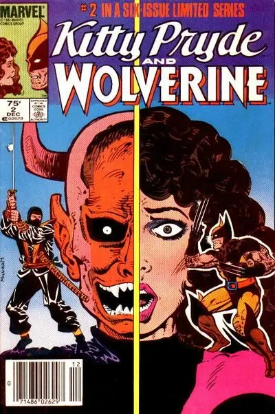 Kitty Pryde and Wolverine #2 Newsstand Edition comic book cover, 1984