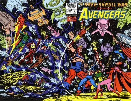 The Kree-Skrull War Starring the Avengers #2 comic book cover, 1983