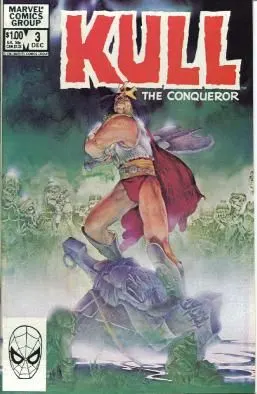 Kull The Conqueror, Vol. 3 #3 Direct Edition comic book cover, 1983