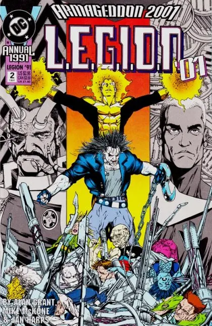 L.E.G.I.O.N. Annual #2 comic book cover, 1991