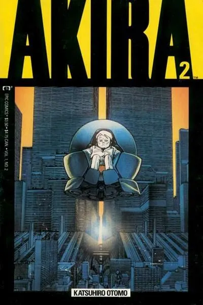 Akira #2 comic book cover, 1988