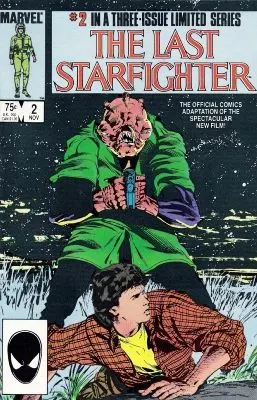 The Last Starfighter #2 Direct Edition comic book cover, 1984