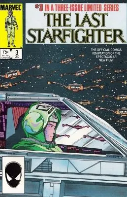 The Last Starfighter #3 Direct Edition comic book cover, 1984