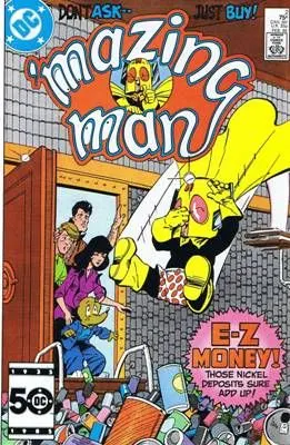 'Mazing Man #2 Direct Edition comic book cover, 1986