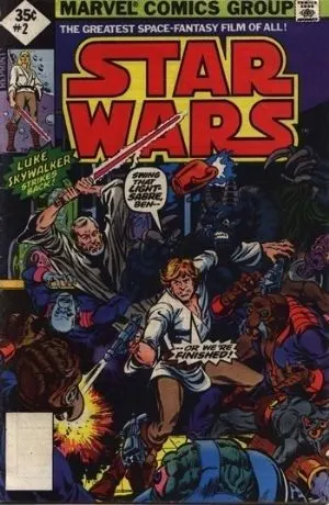 Star Wars, Vol. 1 (Marvel) #2 Whitman Variant Reprint - 35 Cent comic book cover, 1977