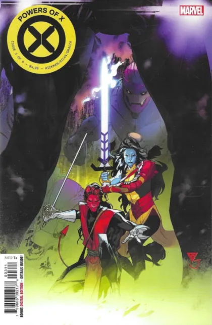 Powers of X #3 Regular RB Silva Cover comic book cover, 2019
