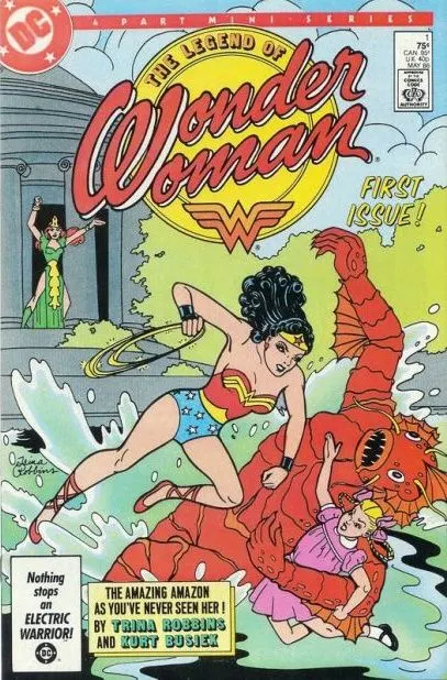 Legend of Wonder Woman, Vol. 1 #1 Direct Edition comic book cover, 1986