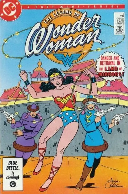 Legend of Wonder Woman, Vol. 1 #2 Direct Edition comic book cover, 1986