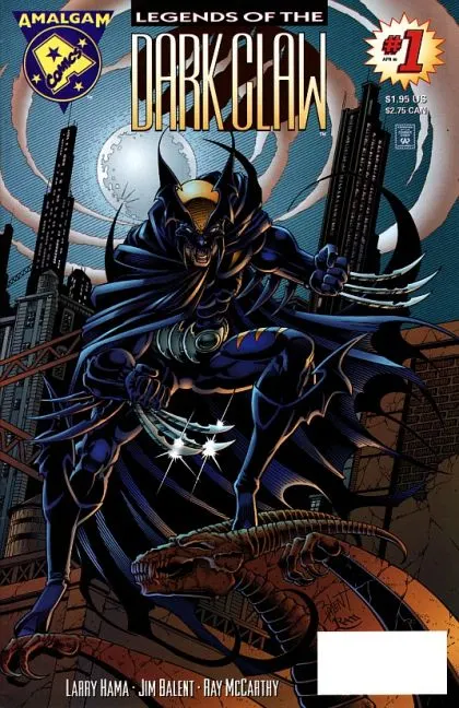 Legends of The Dark Claw #1 Blank UPC Box comic book cover, 1996