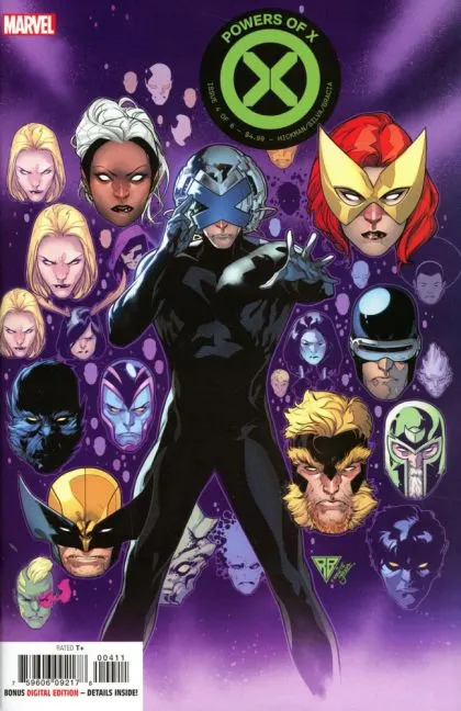 Powers of X #4 Regular RB Silva Cover comic book cover, 2019