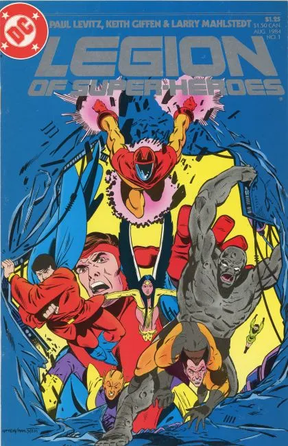 Legion of Super-Heroes, Vol. 3 #1 comic book cover, 1984