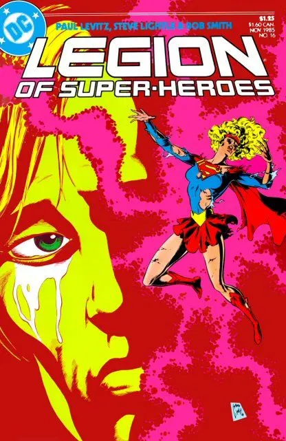 Legion of Super-Heroes, Vol. 3 #16 comic book cover, 1985