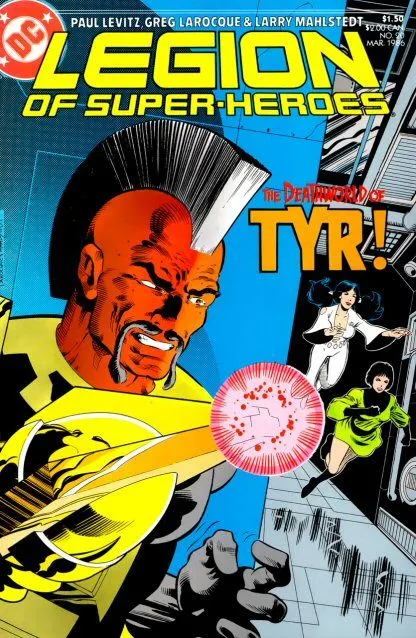 Legion of Super-Heroes, Vol. 3 #20 comic book cover, 1986