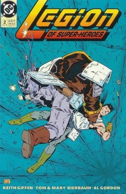 Legion of Super-Heroes, Vol. 4 #2 comic book cover, 1989