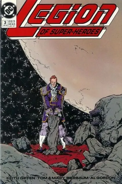 Legion of Super-Heroes, Vol. 4 #3 comic book cover, 1990