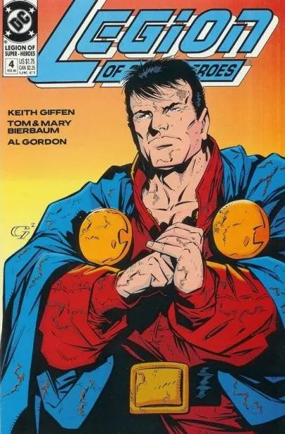 Legion of Super-Heroes, Vol. 4 #4 comic book cover, 1990