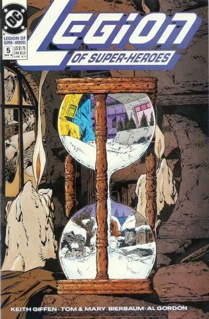 Legion of Super-Heroes, Vol. 4 #5 comic book cover, 1990