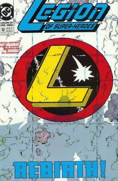 Legion of Super-Heroes, Vol. 4 #12 comic book cover, 1990