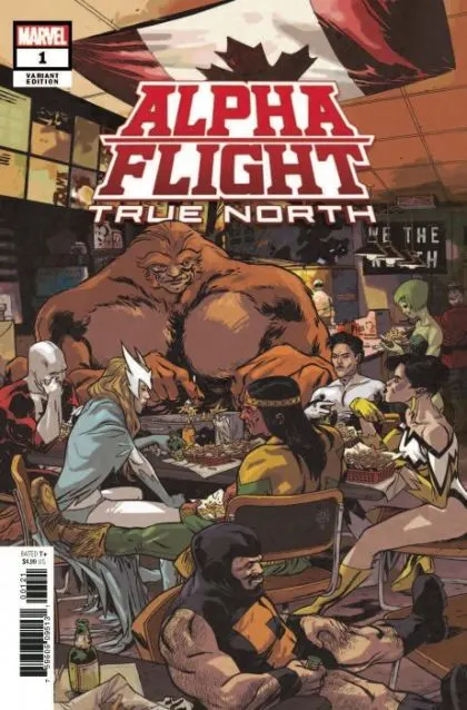 Alpha Flight: True North #1 Variant Ramon Perez Cover comic book cover, 2019