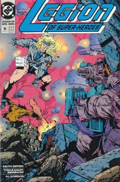 Legion of Super-Heroes, Vol. 4 #16 comic book cover, 1991