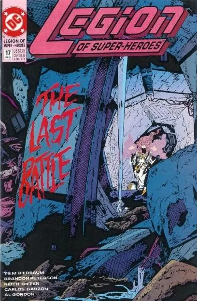 Legion of Super-Heroes, Vol. 4 #17 comic book cover, 1991