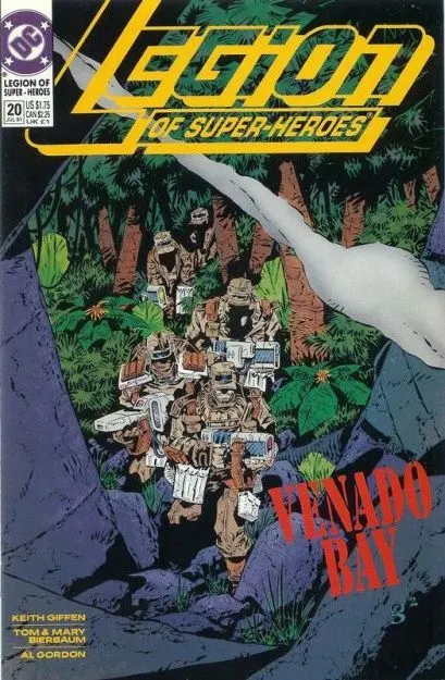 Legion of Super-Heroes, Vol. 4 #20 comic book cover, 1991