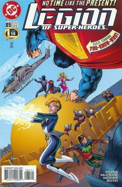 Legion of Super-Heroes, Vol. 4 #85 comic book cover, 1996