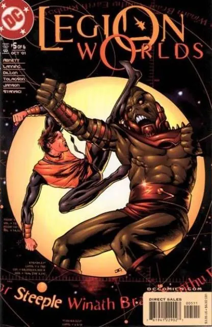 Legion Worlds #5 comic book cover, 2001