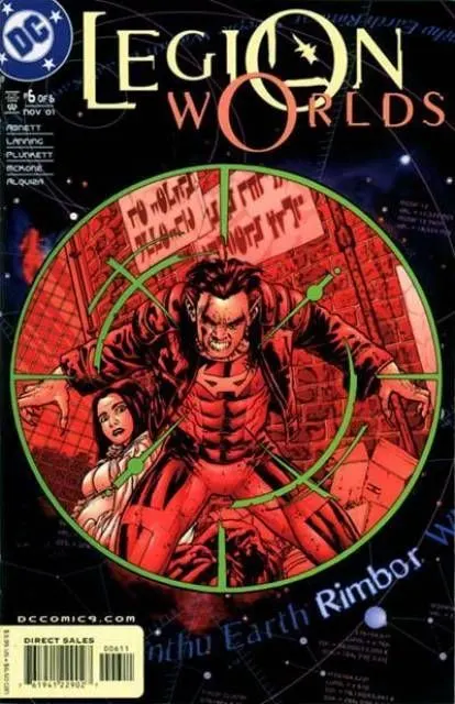 Legion Worlds #6 comic book cover, 2001