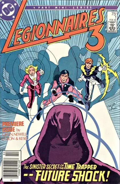 Legionnaires 3 #1 Newsstand Edition comic book cover, 1986