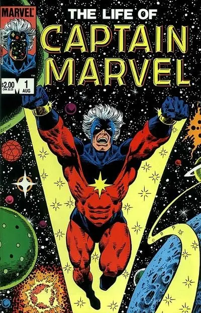 The Life of Captain Marvel, Vol. 1 #1 comic book cover, 1985