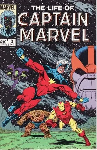 The Life of Captain Marvel, Vol. 1 #3 comic book cover, 1985
