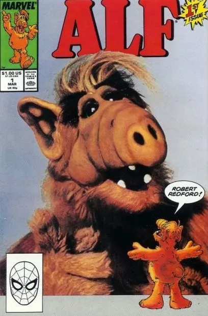 Alf #1 Direct Edition comic book cover, 1988