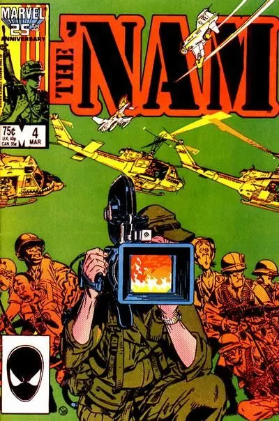 The 'Nam #4 Direct Edition comic book cover, 1987