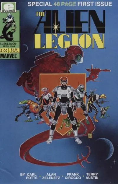 Alien Legion, Vol. 1 #1 comic book cover, 1984