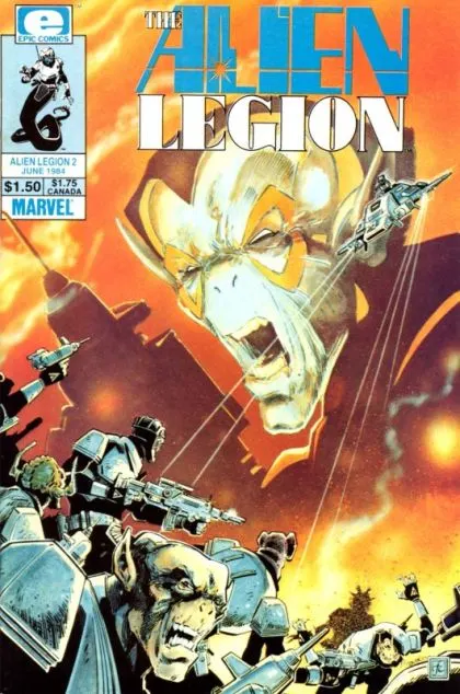 Alien Legion, Vol. 1 #2 comic book cover, 1984